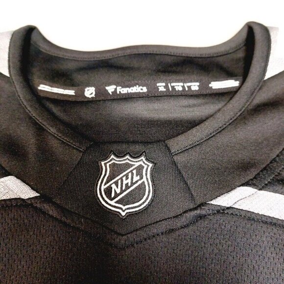 Fanatics NHL Los Angeles Kings Breakaway Jersey Mens Size XL Black Silver - Picture 2 of 6
